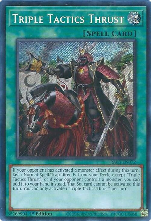 Image for Triple Tactics Thrust (Secret Rare) (3072)