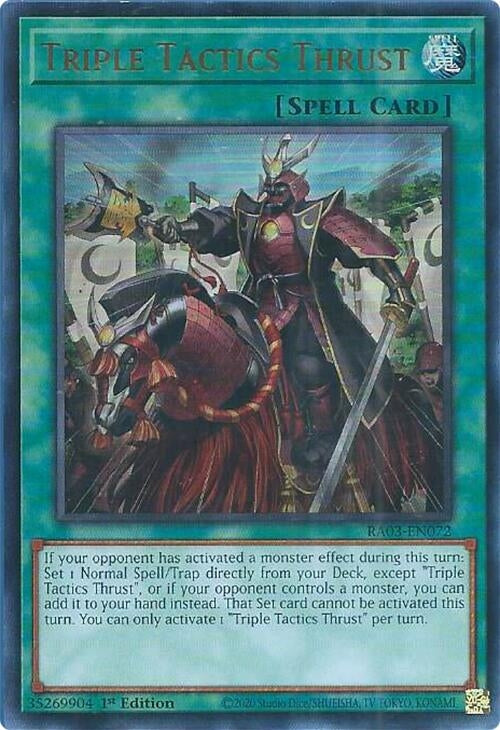 Image for Triple Tactics Thrust (UR) (3072)