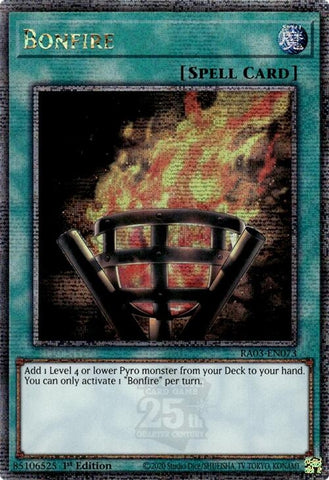 Image for Bonfire (Quarter Century Secret Rare) (3073)