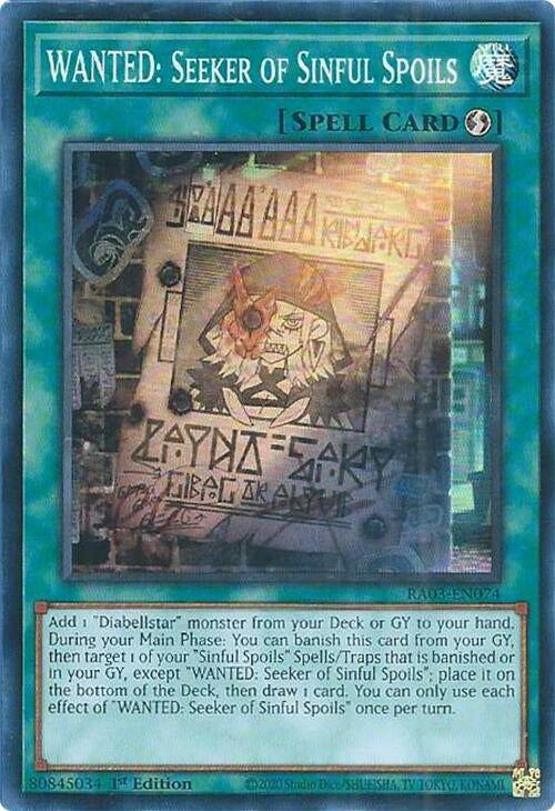 Image for WANTED: Seeker of Sinful Spoils (3074)