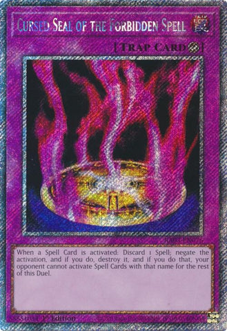 Image for Cursed Seal of the Forbidden Spell (Platinum Secret Rare) (3076)