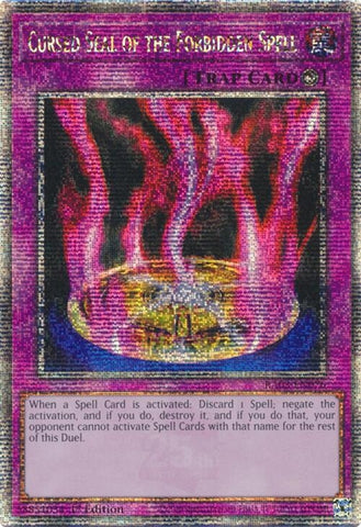 Image for Cursed Seal of the Forbidden Spell (Quarter Century Secret Rare) (3076)