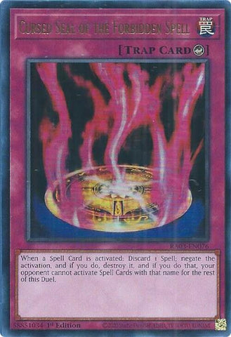 Image for Cursed Seal of the Forbidden Spell (UR) (3076)