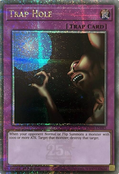 Image for Trap Hole (Quarter Century Secret Rare) (3085)