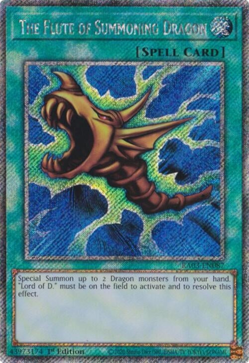 Image for The Flute of Summoning Dragon (Platinum Secret Rare) (3087)
