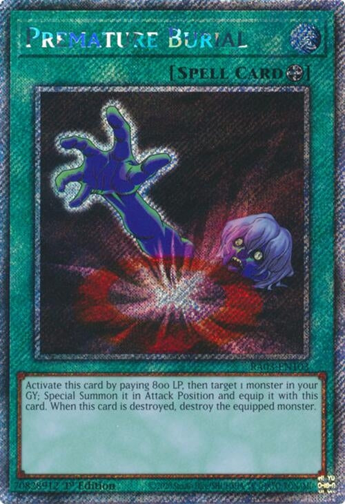 Image for Premature Burial (Platinum Secret Rare) (3103)
