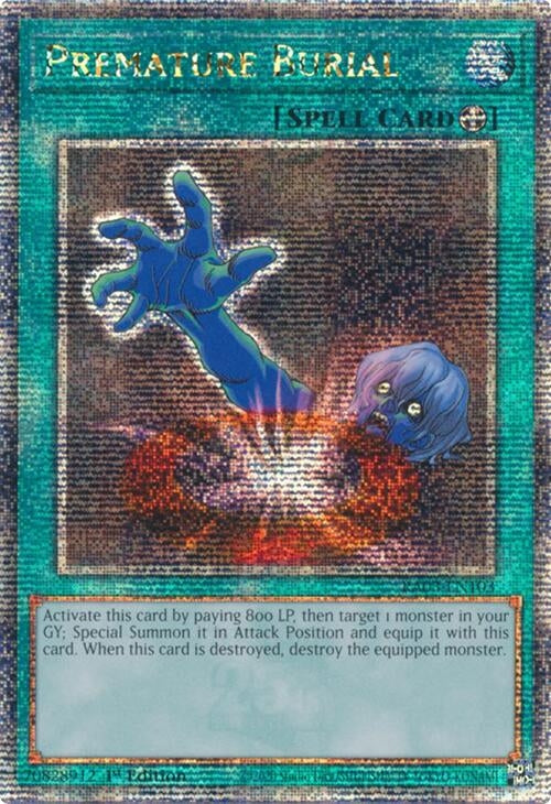 Image for Premature Burial (Quarter Century Secret Rare) (3103)