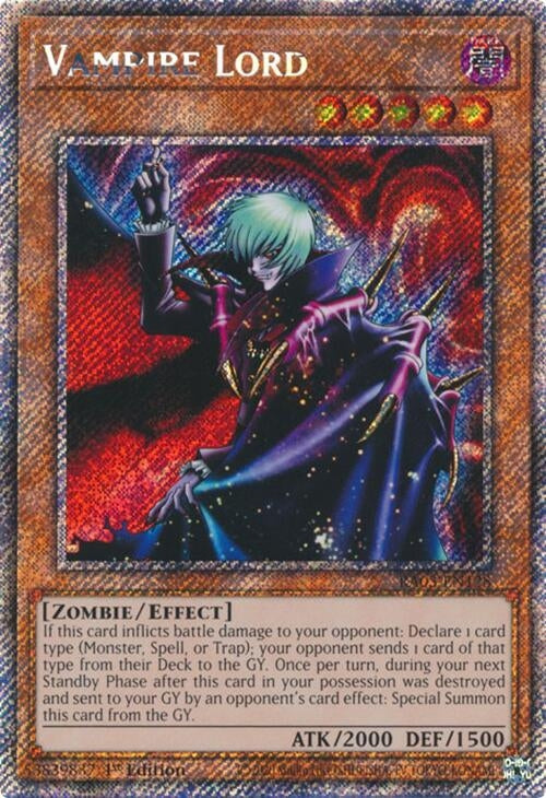 Image for Vampire Lord (Platinum Secret Rare) (3128)