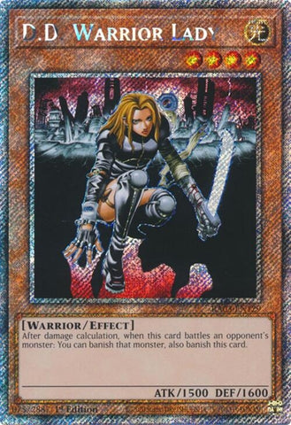 Image for D.D. Warrior Lady (Platinum Secret Rare) (3129)