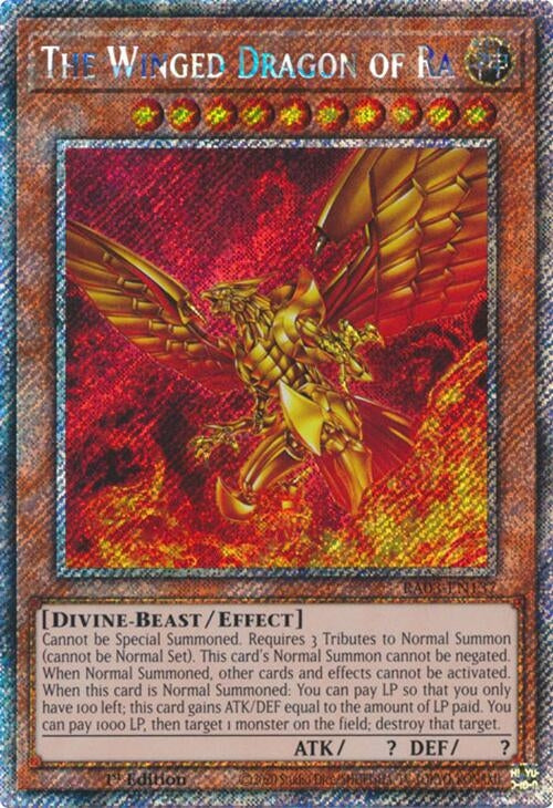 Image for The Winged Dragon of Ra (Platinum Secret Rare) (3137)