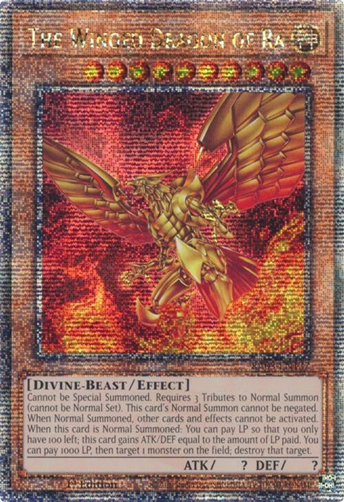 Image for The Winged Dragon of Ra (Quarter Century Secret Rare) (3137)