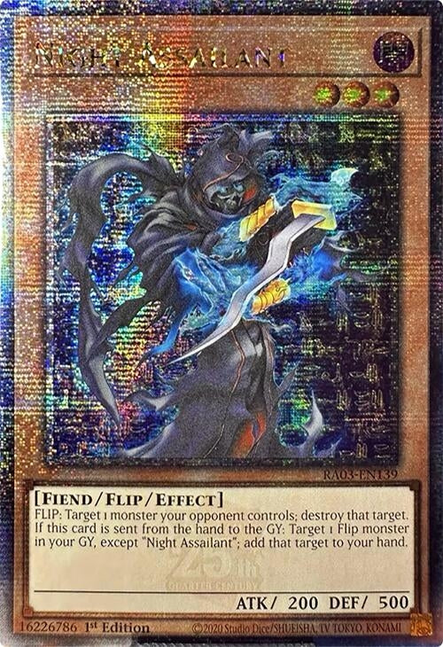 Image for Night Assailant (Quarter Century Secret Rare) (3139)