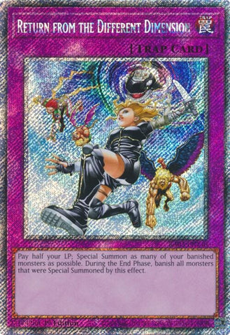 Image for Return from the Different Dimension (Platinum Secret Rare) (3140)
