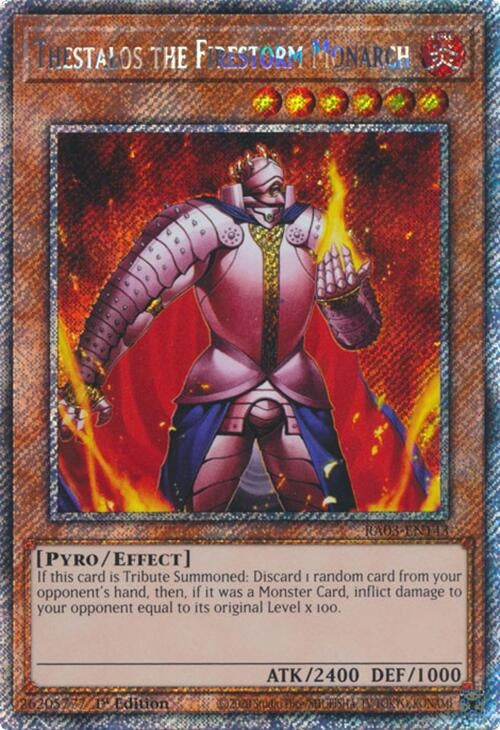Image for Thestalos the Firestorm Monarch (Platinum Secret Rare) (3143)