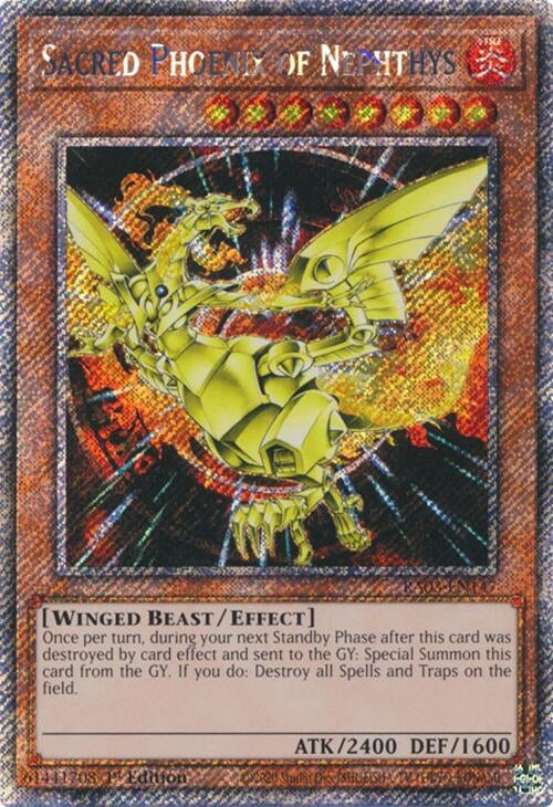 Image for Sacred Phoenix of Nephthys (Platinum Secret Rare) (3147)