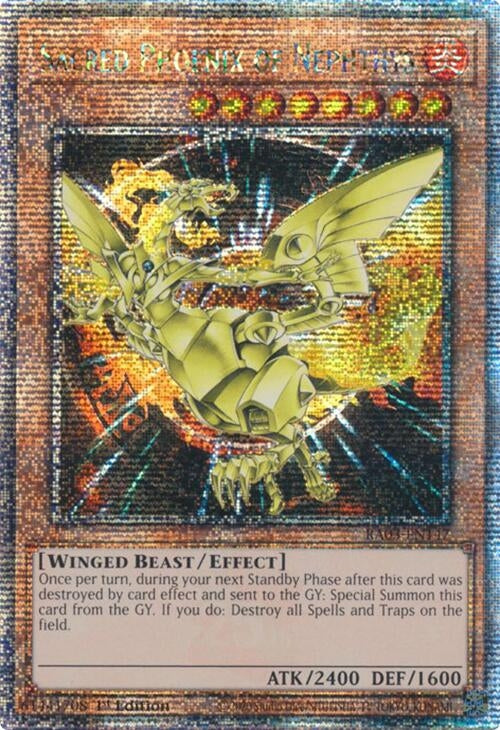 Image for Sacred Phoenix of Nephthys (Quarter Century Secret Rare) (3147)