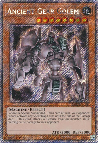 Image for Ancient Gear Golem (Platinum Secret Rare) (3151)