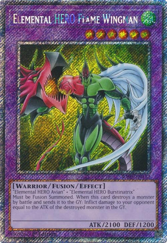 Image for Elemental HERO Flame Wingman (Platinum Secret Rare) (3152)