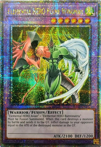 Image for Elemental HERO Flame Wingman (Quarter Century Secret Rare) (3152)
