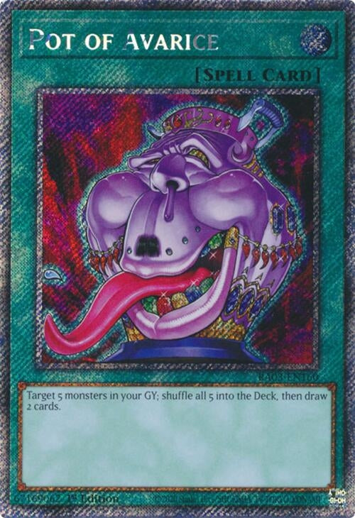 Image for Pot of Avarice (Platinum Secret Rare) (3160)