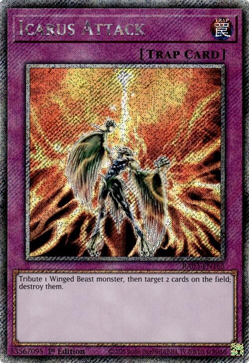 Image for Icarus Attack (Platinum Secret Rare) (3165)