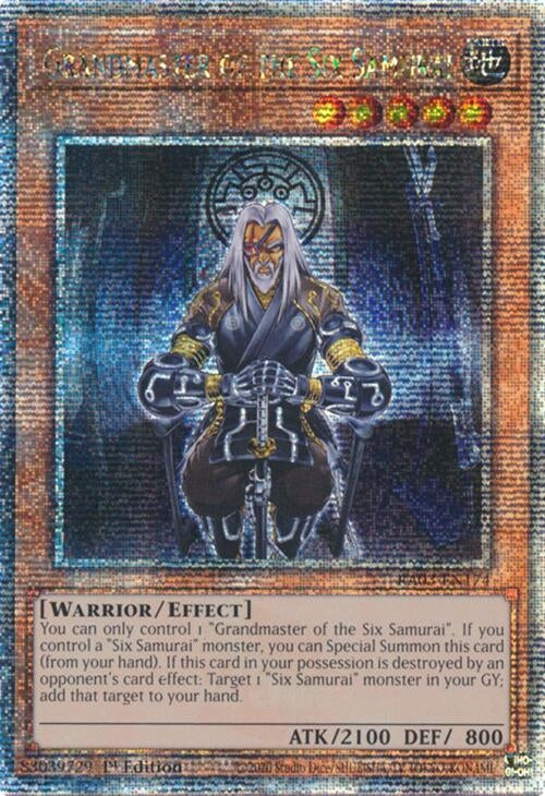 Image for Grandmaster of the Six Samurai (Quarter Century Secret Rare) (3174)