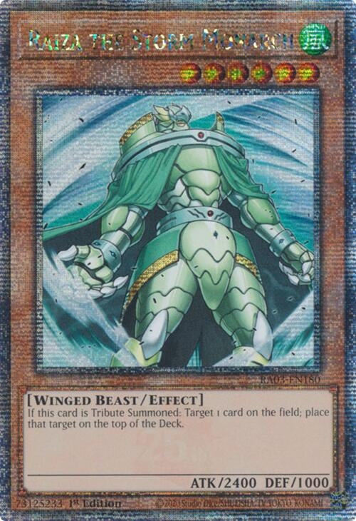 Image for Raiza the Storm Monarch (Quarter Century Secret Rare) (3180)