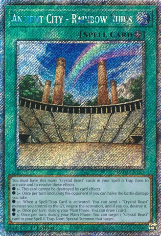 Image for Ancient City - Rainbow Ruins (Platinum Secret Rare) (3181)