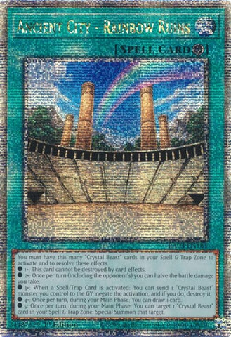 Image for Ancient City - Rainbow Ruins (Quarter Century Secret Rare) (3181)