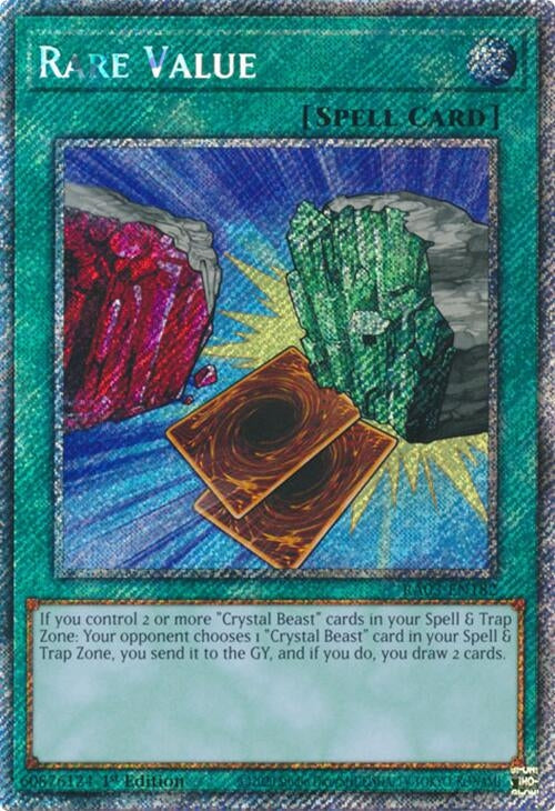 Image for Rare Value (Platinum Secret Rare) (3182)