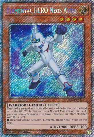 Image for Elemental HERO Neos Alius (Platinum Secret Rare) (3184)