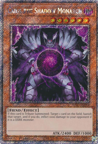 Image for Caius the Shadow Monarch (Platinum Secret Rare) (3194)