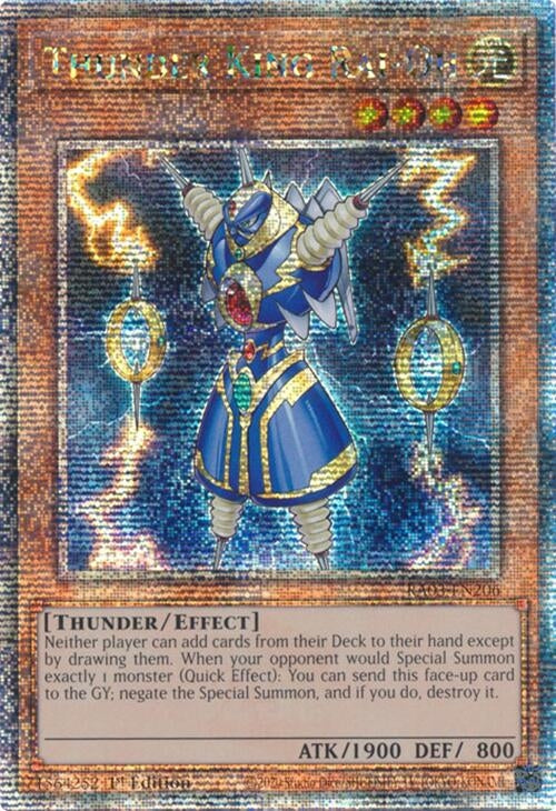 Image for Thunder King Rai-Oh (Quarter Century Secret Rare) (3206)