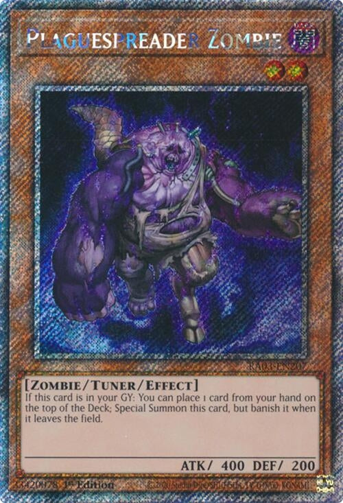 Image for Plaguespreader Zombie (Platinum Secret Rare) (3207)