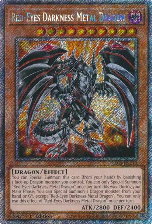 Image for Red-Eyes Darkness Metal Dragon (Platinum Secret Rare) (3212)