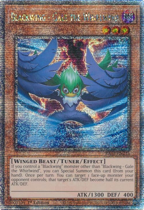 Image for Blackwing - Gale the Whirlwind (Quarter Century Secret Rare) (3215)