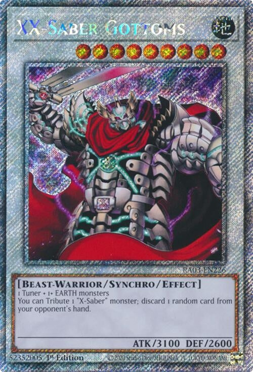 Image for XX-Saber Gottoms (Platinum Secret Rare) (3226)