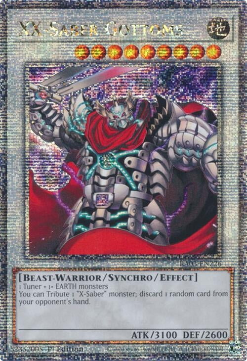 Image for XX-Saber Gottoms (Quarter Century Secret Rare) (3226)