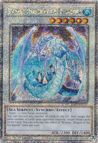 Image for Brionac, Dragon of the Ice Barrier (Quarter Century Secret Rare) (3227)