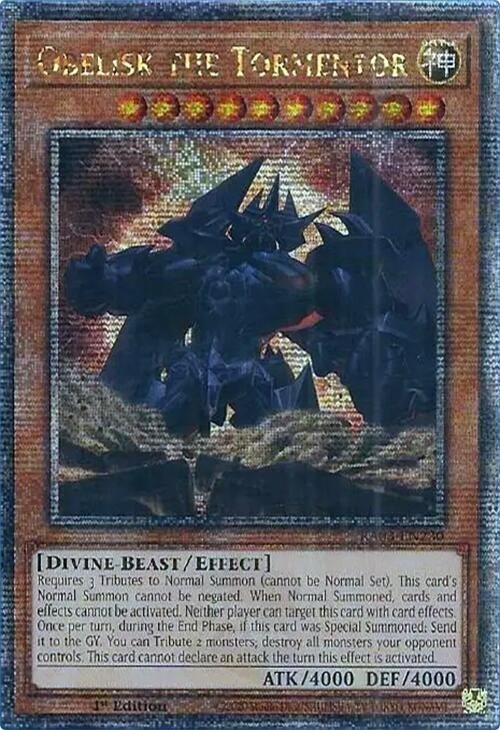 Image for Obelisk the Tormentor (Quarter Century Secret Rare) (3230)