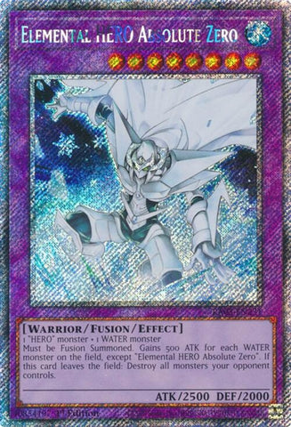 Image for Elemental HERO Absolute Zero (Platinum Secret Rare) (3231)