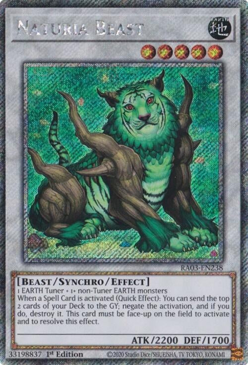Image for Naturia Beast (Platinum Secret Rare) (3238)