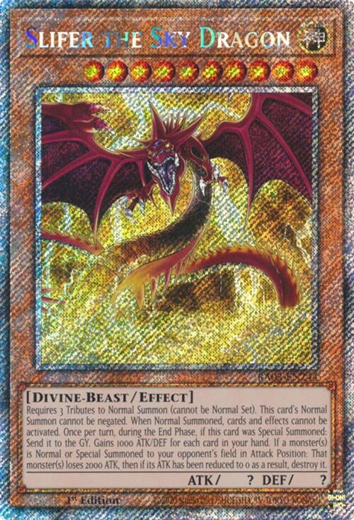 Image for Slifer the Sky Dragon (Platinum Secret Rare) (3244)