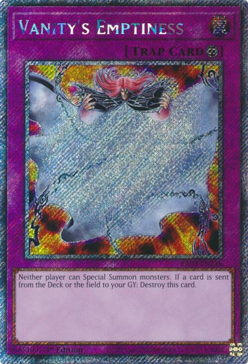Image for Vanity's Emptiness (Platinum Secret Rare) (3246)