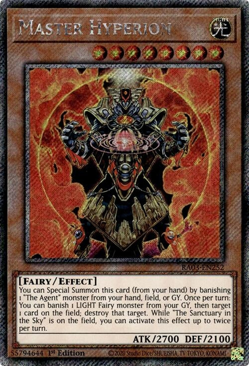 Image for Master Hyperion (Platinum Secret Rare) (3252)