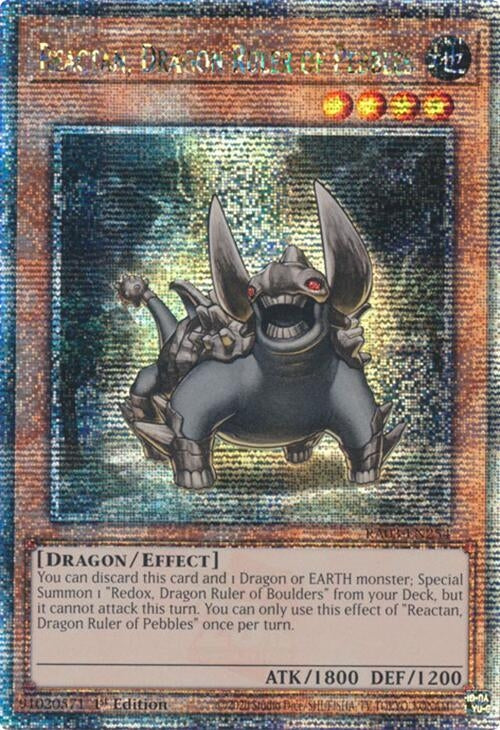 Image for Reactan, Dragon Ruler of Pebbles (Quarter Century Secret Rare) (3254)