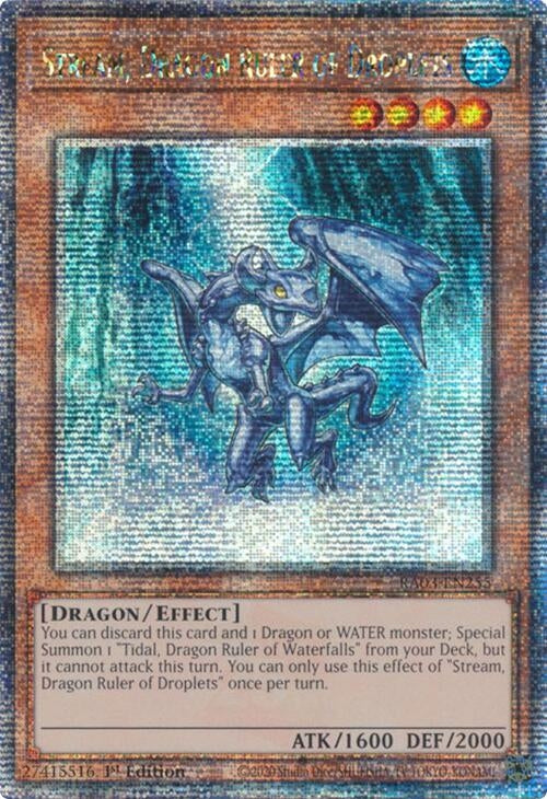 Image for Stream, Dragon Ruler of Droplets (Quarter Century Secret Rare) (3255)
