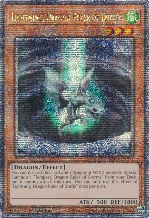 Image for Lightning, Dragon Ruler of Drafts (Quarter Century Secret Rare) (3257)