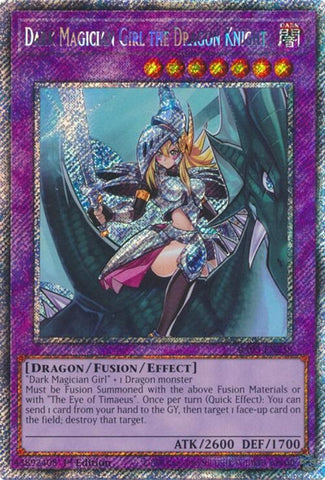 Image for Dark Magician Girl the Dragon Knight (Platinum Secret Rare) (3258)