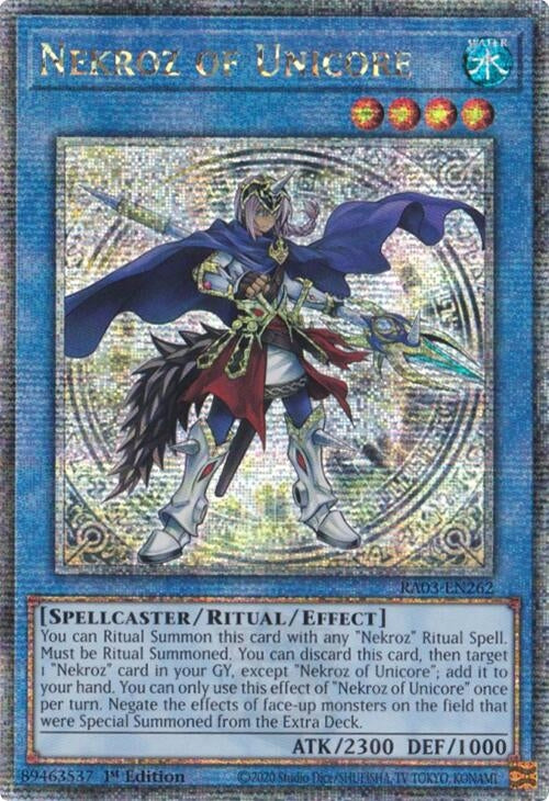 Image for Nekroz of Unicore (Quarter Century Secret Rare) (3262)